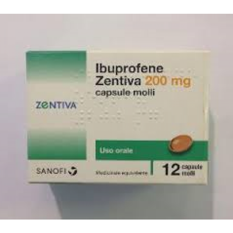 Ibuprofene Zentiva 12 Capsule molli 200mg